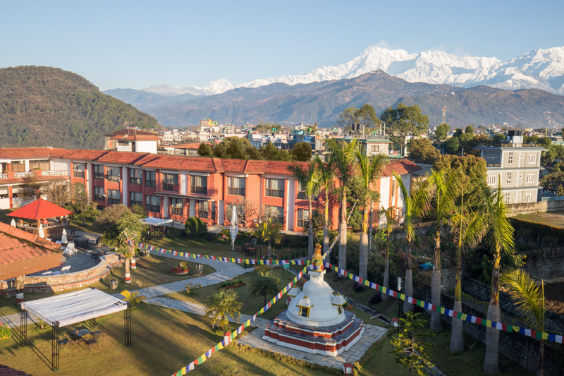 Fishtail Mountain & Annapurna Range View