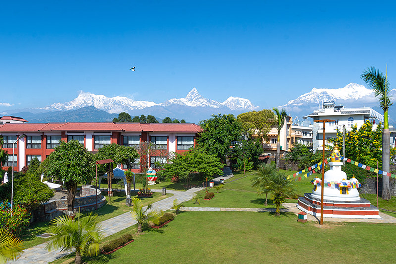 Fishtail Mountain & Annapurna Range View